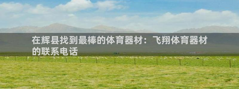 尊龙凯时白家乐Abb下载：在辉县找到最棒的体育器材：