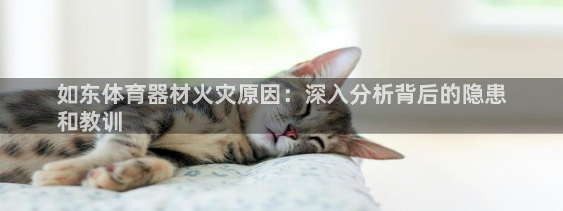 尊龙会：如东体育器材火灾原因：深入分析背后的隐患
和