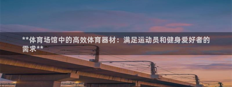 尊龙集团有限公司地址：**体育场馆中的高效体育器材：