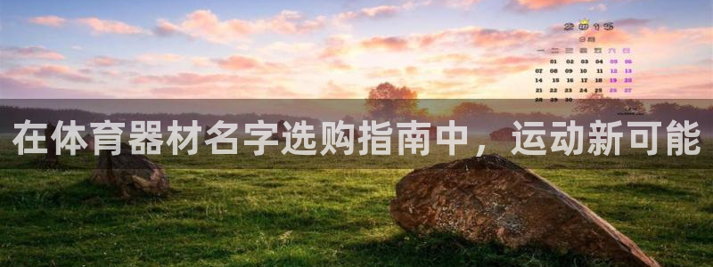 尊龙凯时官方网站：在体育器材名字选购指南中，运动新可