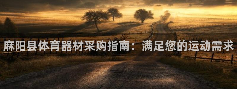 z6尊龙凯时旗：麻阳县体育器材采购指南：满足您的运动