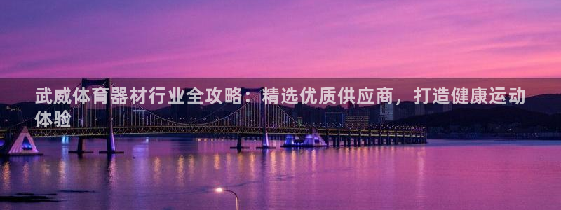 尊龙手机官方客户端下载安装：武威体育器材行业全攻略：