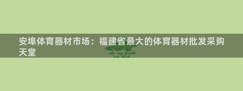 凯时k66官网登录：安埠体育器材市场：福建省最大的体育器材批