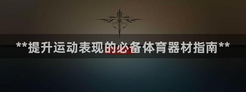 尊龙凯时福米推荐人：**提升运动表现的必备体育器材指南**